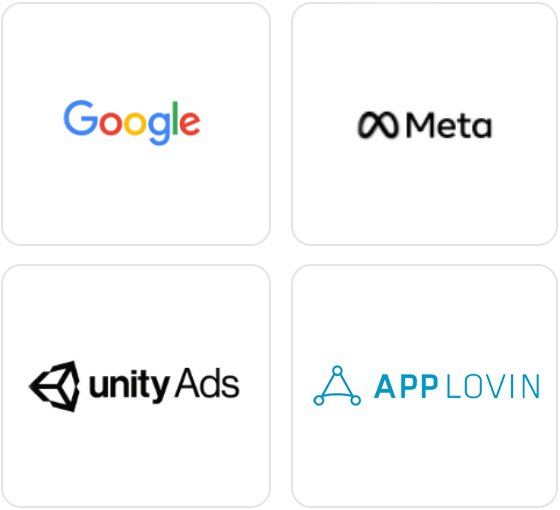 Ktrl distributes signals to Google, Meta, Unity Ads, and AppLovin